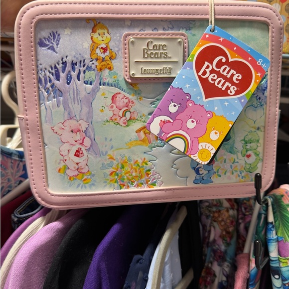 NWT- Care Bears/ Carebear Cousins Loungefly Lunchbox crossbody and Cardholder - Picture 11 of 16